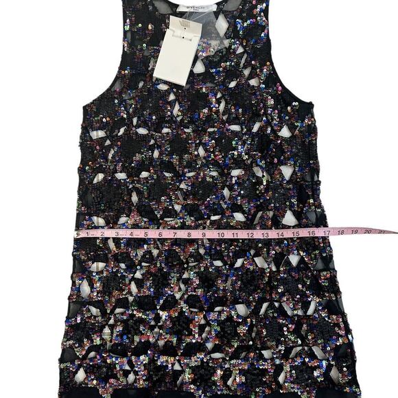 Givenchy Star-Embellished Cocktail Tank Dress in Black US 6/8 NWT - Picture 13 of 16